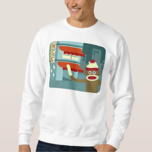 Sock Monkey Lounge Night Sweatshirt
