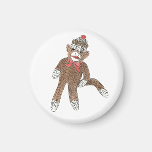 Sock Monkey magnet