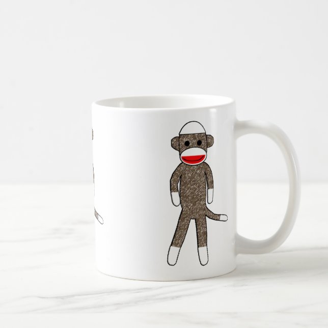 Sock Monkey Mug (Right)