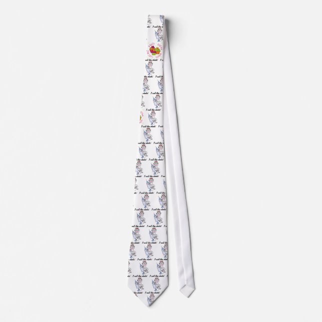 Sock Monkey Nurse I Call the Shots Gifts Tie (Front)
