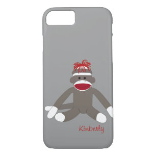 Sock Monkey Personalized iPhone 5 Case-Mate iPhone Case