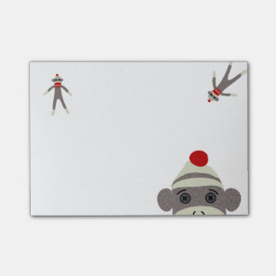 Sock Monkey Post-it Notes