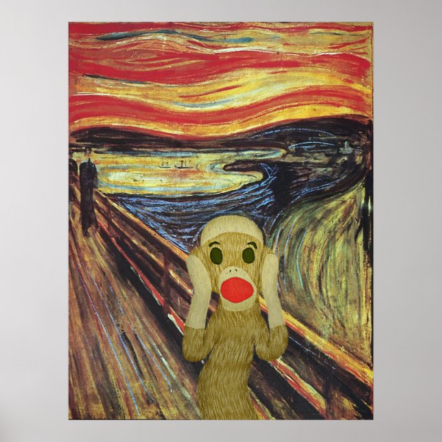 Sock Monkey Scream poster (Front)