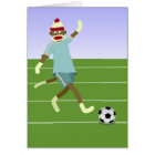 Sock Monkey Soccer Player