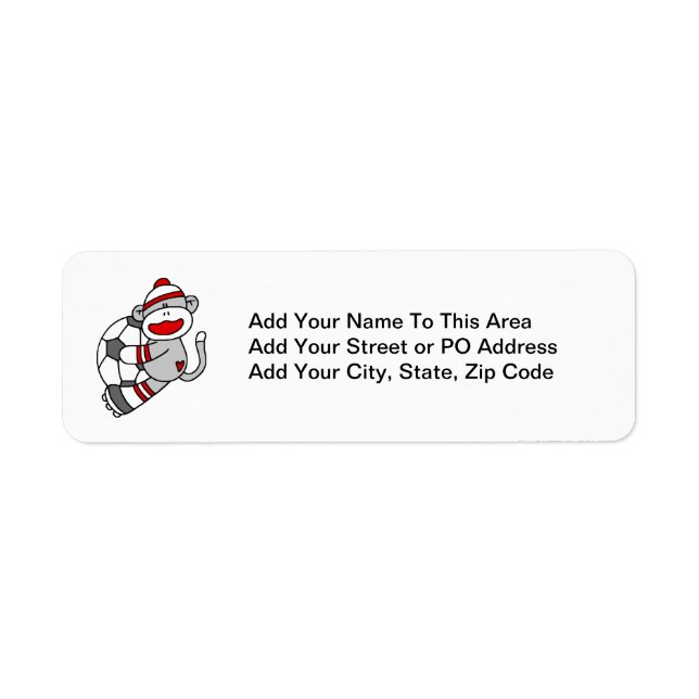 Sock Monkey Soccer T shirts and Gifts (Front)