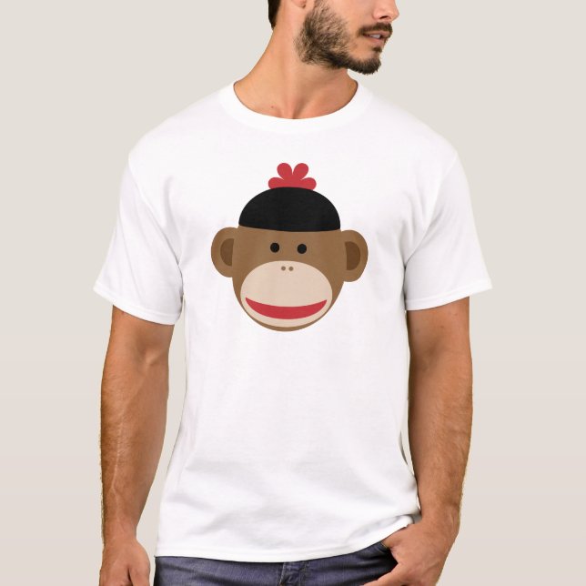 sock monkey T-Shirt (Front)
