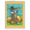 SOCK MONKEY THANKSGIVING GREETING CARD Blank