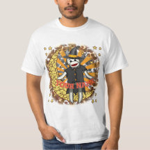 Sock Monkey Witch custom t-shirts