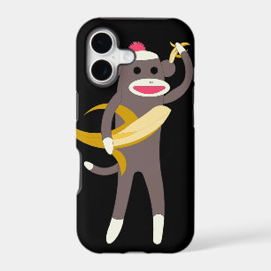 Sock Monkey with Banana Swords