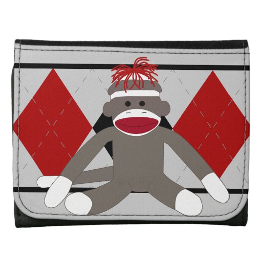 Sock Silly Monkey Wallet