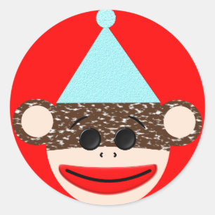 Sock Singe Sticker Anniversaire