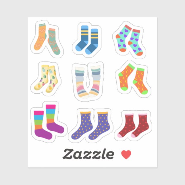 Sock Stickers (Sheet)