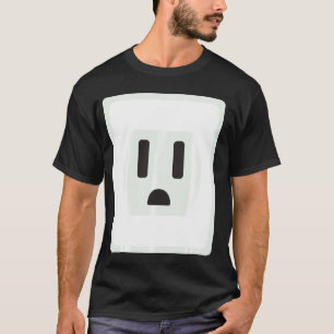Socket Easy Plug And Socket Couple Halloween Costu T-Shirt