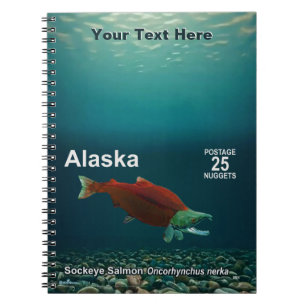 Sockeye Salmon - Alaska Postage Notebook