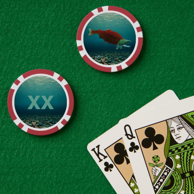 Sockeye Salmon Poker Chips (Poker Table (Double))
