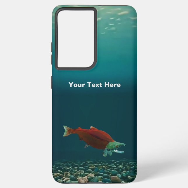 Sockeye Salmon Samsung Galaxy S21 Ultra Case (Back)