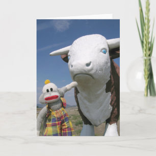 SockMonkey and Friend Card