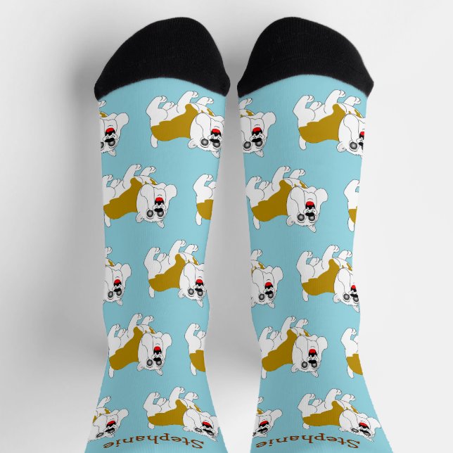 Socks British Bulldog Design (Top)