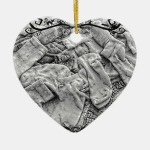 Socks Ceramic Ornament