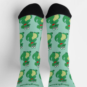 Socks Crocodile Design