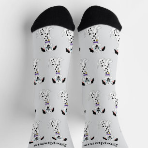 Socks Dalmatian Dog Design