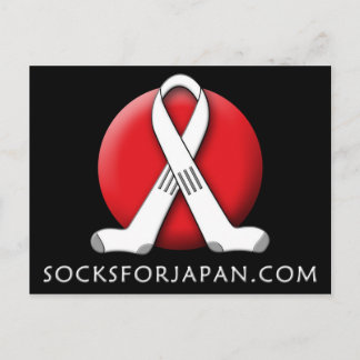 Socks for Japan Postcard