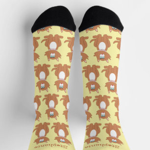 Socks Ginger Cat Design