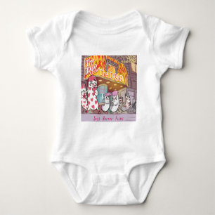 Socks Horror Films The Dryer Funny Baby Bodysuit