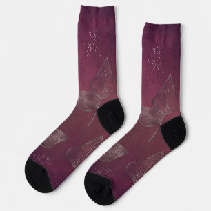 Socks in Cranberry for Men