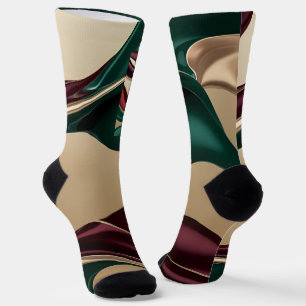 Socks in stylish abstract graphic
