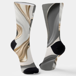Socks in stylish abstract graphic