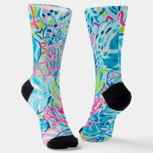 Socks in stylish graphic