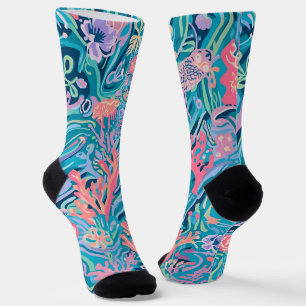 Socks in stylish graphic