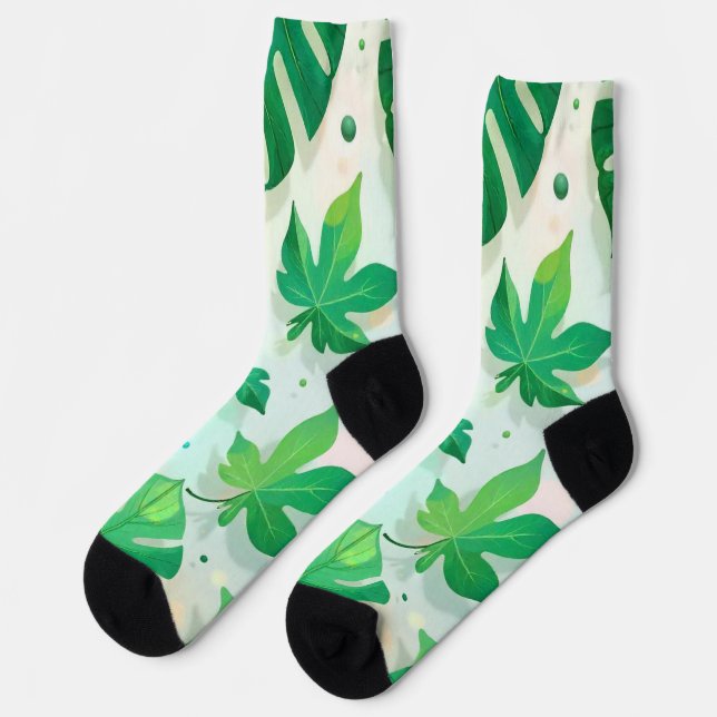 Socks of Leaves (Left)