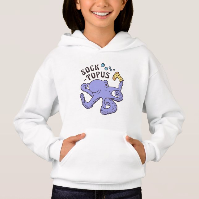 Socktopus Bleu Octopus Avec Sock Funny Meme (Devant)