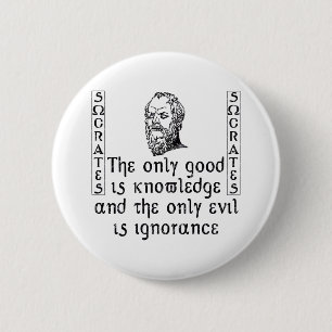 Socrates 2 Inch Round Button