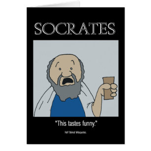 Socrates Card - Funny card