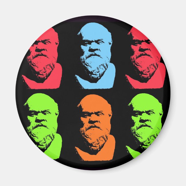 Socrates Collage Magnet (Front)