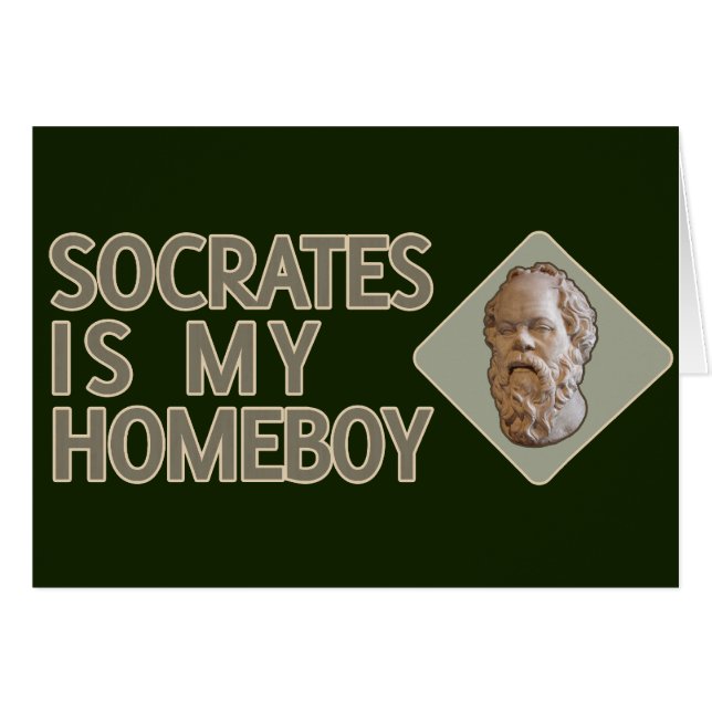 Socrates est mon Homeboy (Devant horizontal)