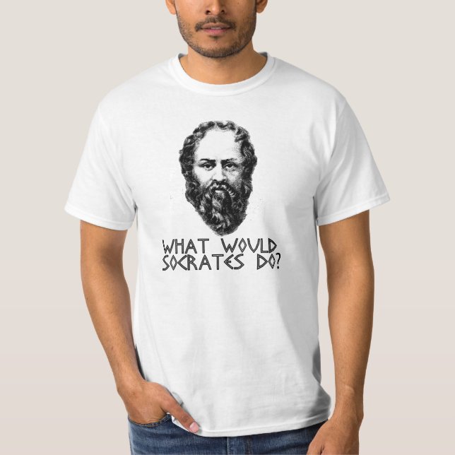 socrates greek austerity tshirt (Front)