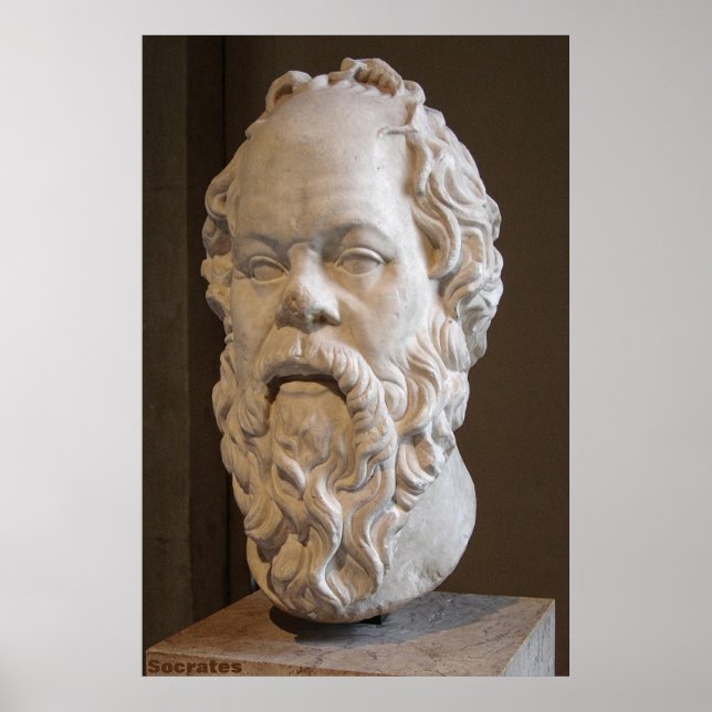 Socrates / Greek Philosopher / Poster (Front)