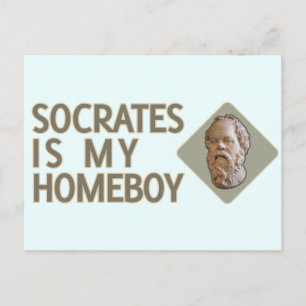 Socrates is my Homeboy Postcard