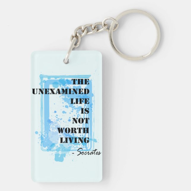 Socrates Keychain (Back)