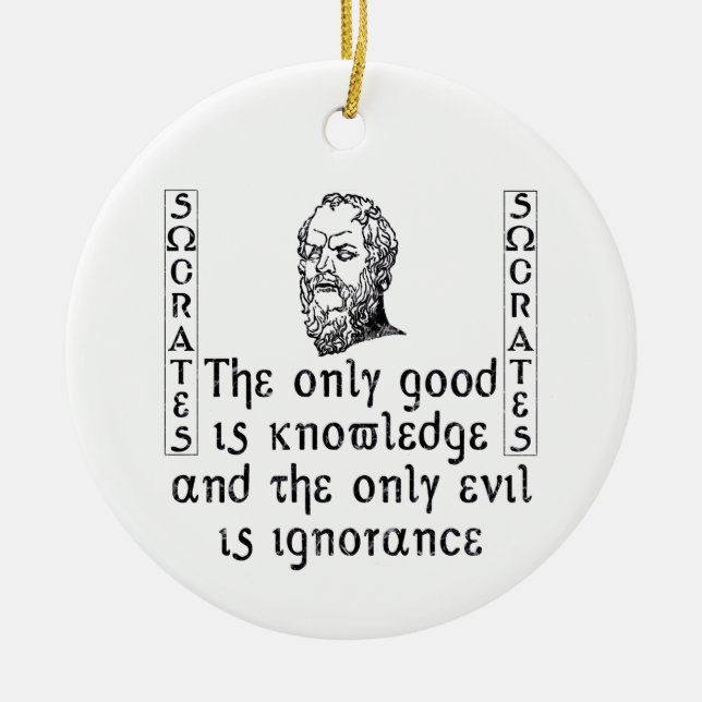 Socrates Ornament (Front)