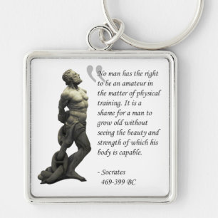 Socrates - Physical Training Keychain