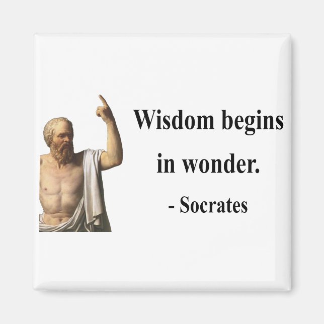 Socrates Quote 1b Magnet (Front)
