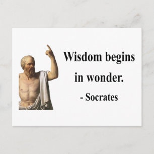 Socrates Quote 1b Postcard