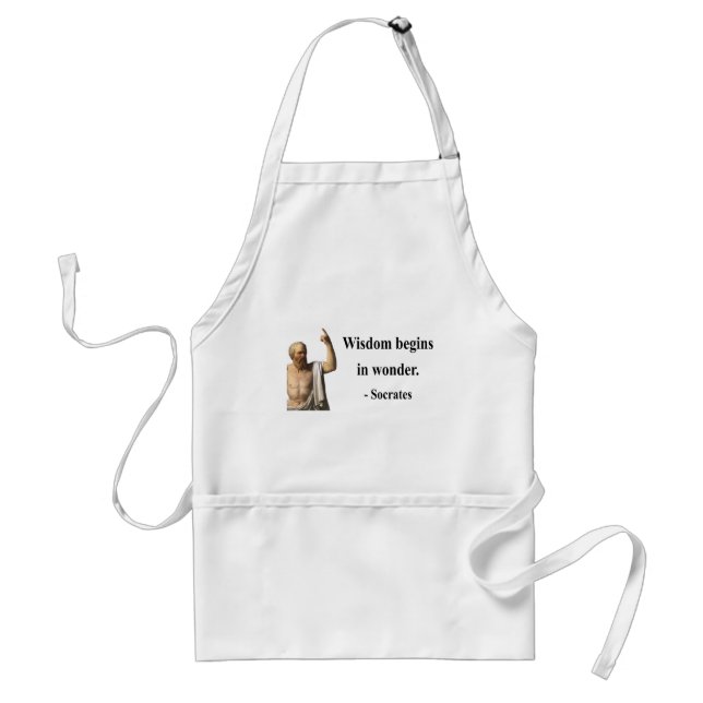 Socrates Quote 1b Standard Apron (Front)