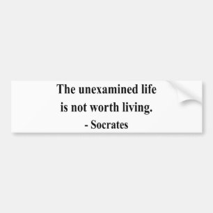 Socrates Quote 2a Bumper Sticker