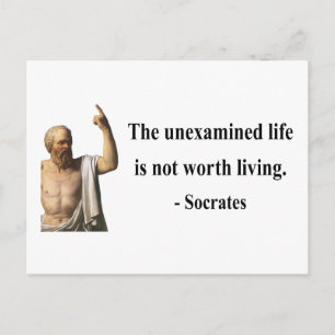 Socrates Quote 2b Postcard